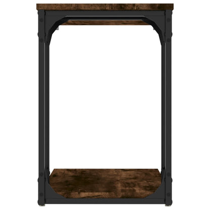 vidaXL Side Table Smoked Oak 50x35x52 cm Engineered Wood