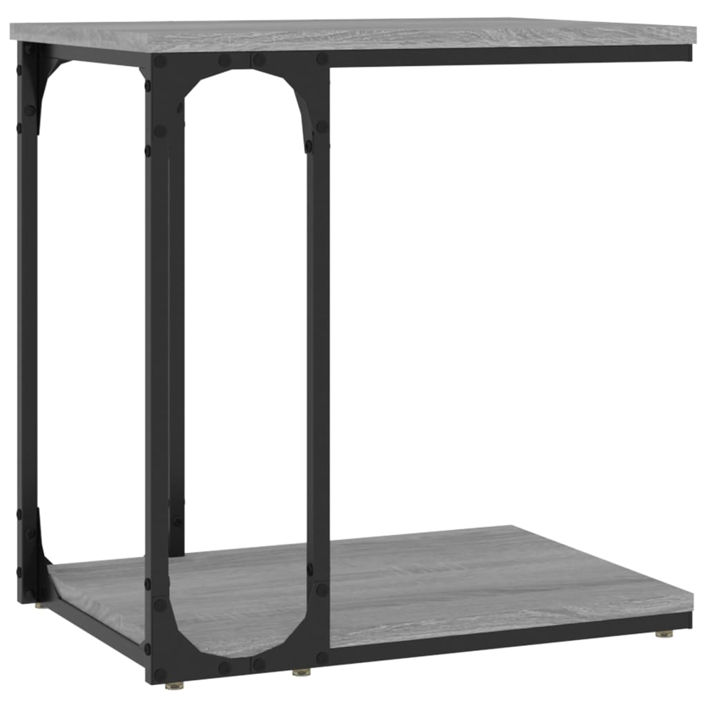 vidaXL Side Table Grey Sonoma 50x35x52 cm Engineered Wood