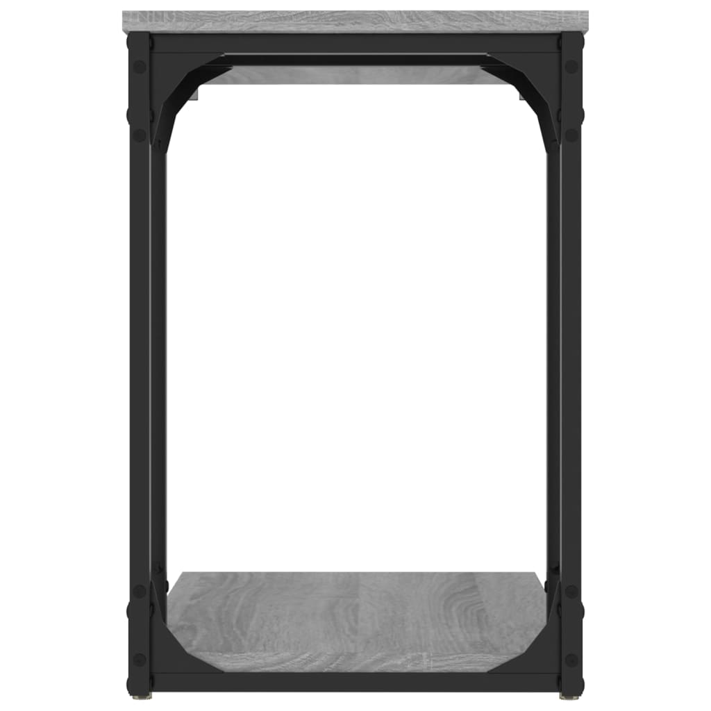 vidaXL Side Table Grey Sonoma 50x35x52 cm Engineered Wood