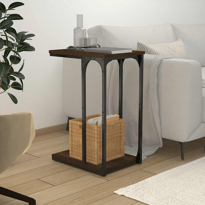 vidaXL Side Table Brown Oak 40x30x60 cm Engineered Wood