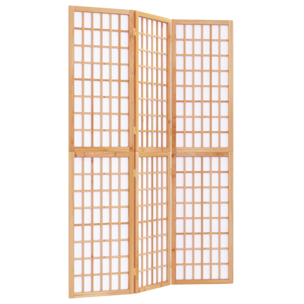 vidaXL Folding 3-Panel Room Divider Japanese Style 120x170 cm