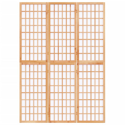 vidaXL Folding 3-Panel Room Divider Japanese Style 120x170 cm