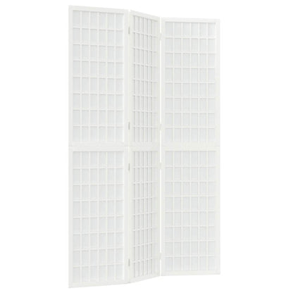 vidaXL Folding 3-Panel Room Divider Japanese Style 120x170 cm White