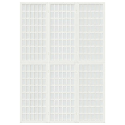 vidaXL Folding 3-Panel Room Divider Japanese Style 120x170 cm White