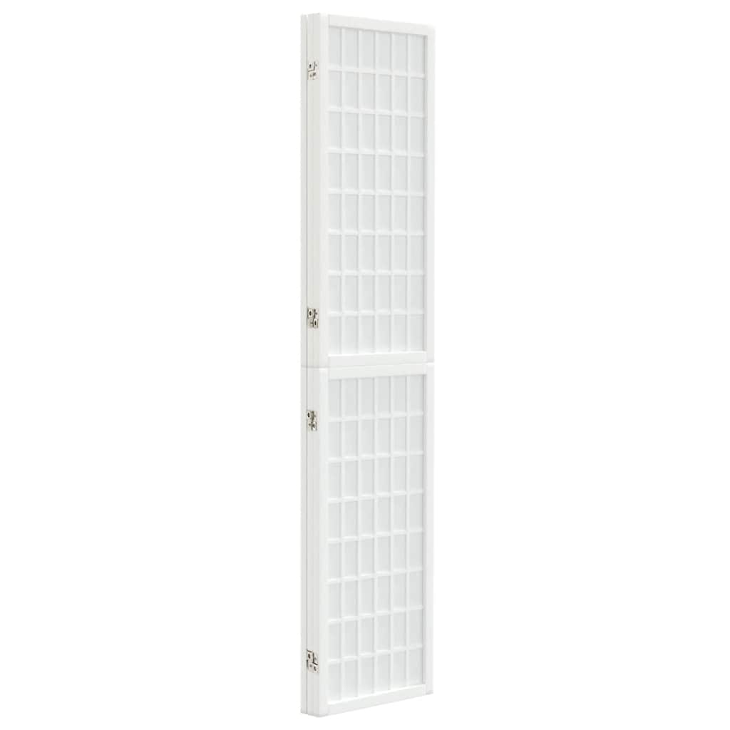 vidaXL Folding 3-Panel Room Divider Japanese Style 120x170 cm White