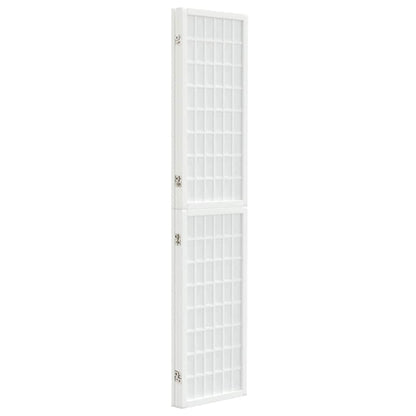 vidaXL Folding 3-Panel Room Divider Japanese Style 120x170 cm White