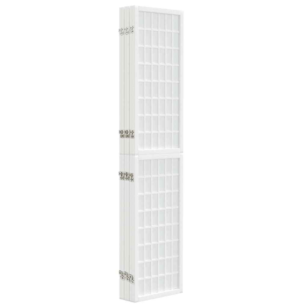 vidaXL Folding 6-Panel Room Divider Japanese Style 240x170 cm White
