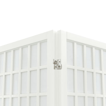 vidaXL Folding 6-Panel Room Divider Japanese Style 240x170 cm White