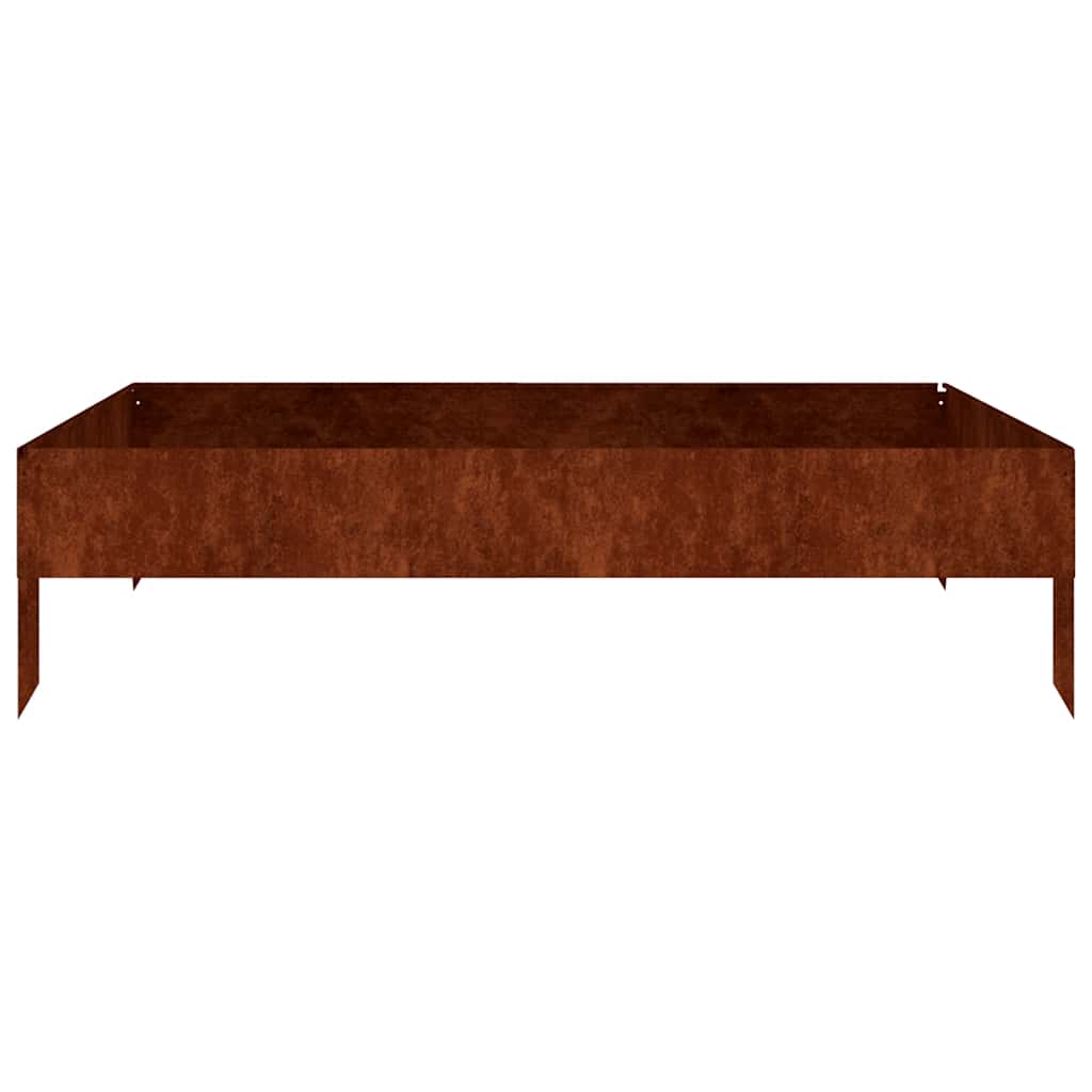 824514 vidaXL Garden Raised Bed 100x100x26 cm Corten Steel