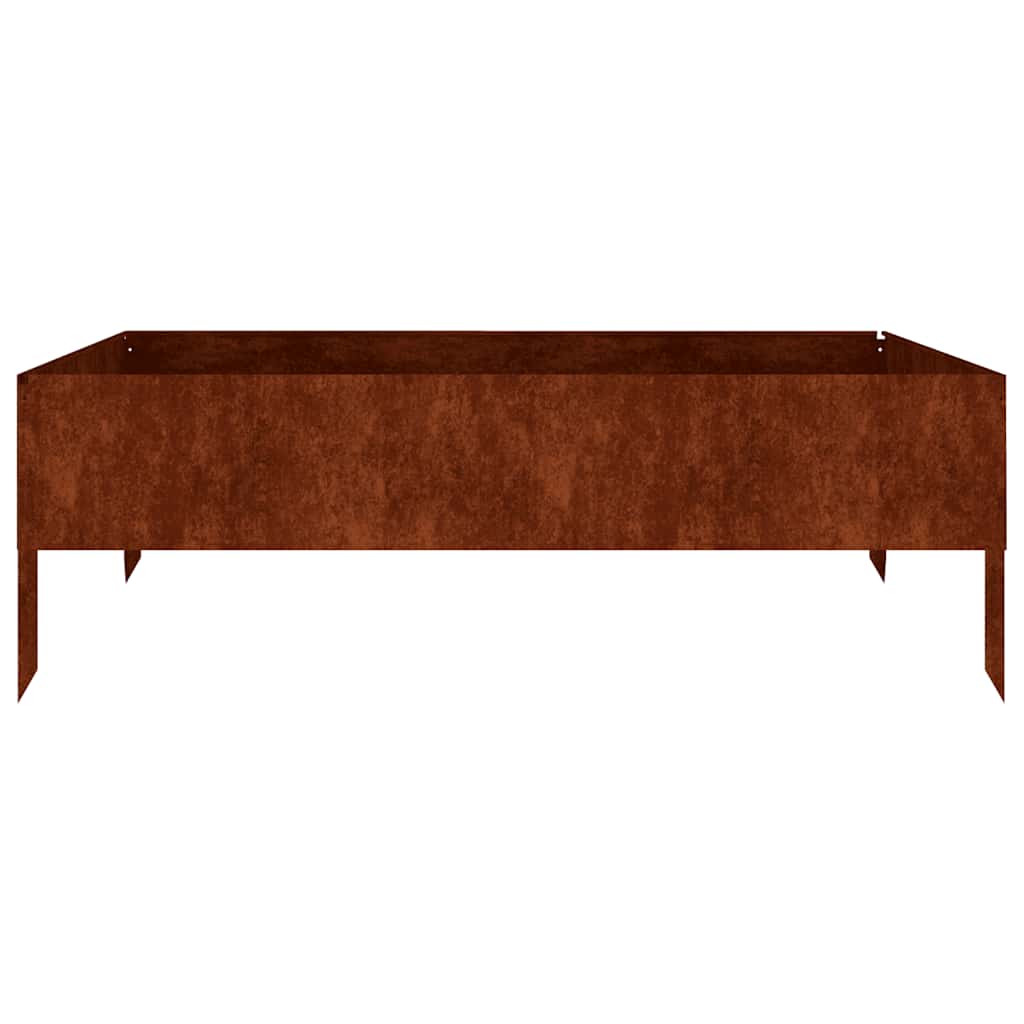 vidaXL Garden Raised Bed 100x100x33.5 cm Corten Steel