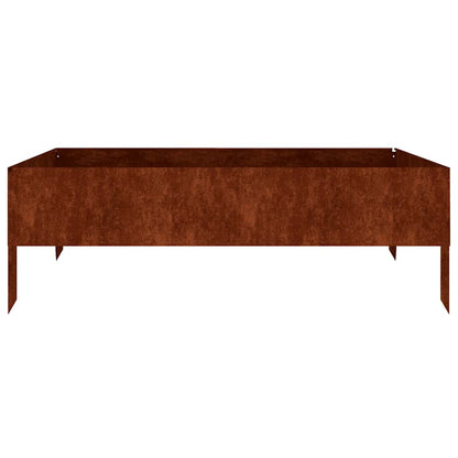 vidaXL Garden Raised Bed 100x100x33.5 cm Corten Steel