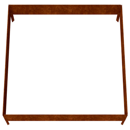 vidaXL Garden Raised Bed 100x100x33.5 cm Corten Steel