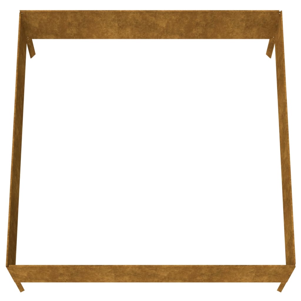 vidaXL Garden Raised Bed 100x100x41 cm Corten Steel