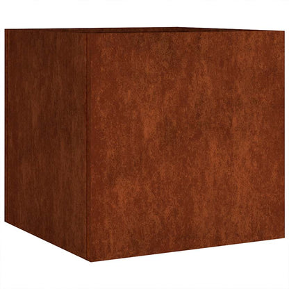 vidaXL Planter 40x41x40 cm Corten Steel