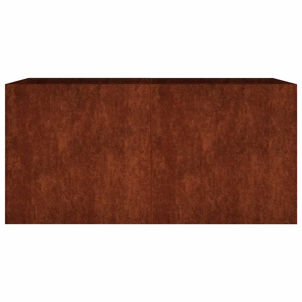 vidaXL Planter 80x40x40 cm Corten Steel