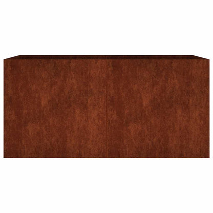 vidaXL Planter 80x40x40 cm Corten Steel