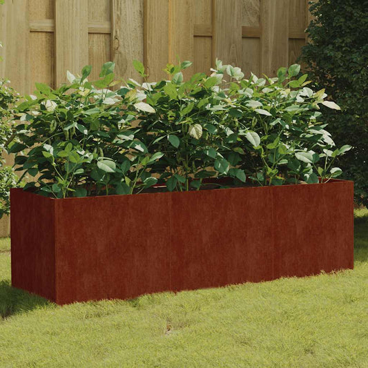 824520 vidaXL Garden Raised Bed 120x40x40 cm Corten Steel