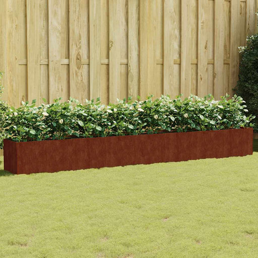 824523 vidaXL Garden Raised Bed 360x40x40 cm Corten Steel