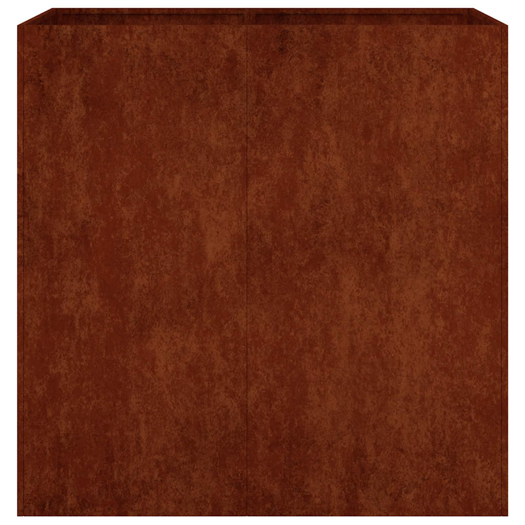 vidaXL Planter 80x40x80 cm Corten Steel