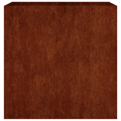 vidaXL Planter 80x40x80 cm Corten Steel