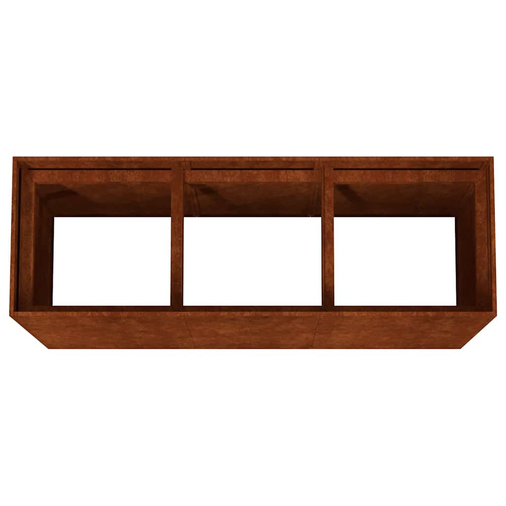 vidaXL Garden Raised Bed 120x40x80 cm Corten Steel