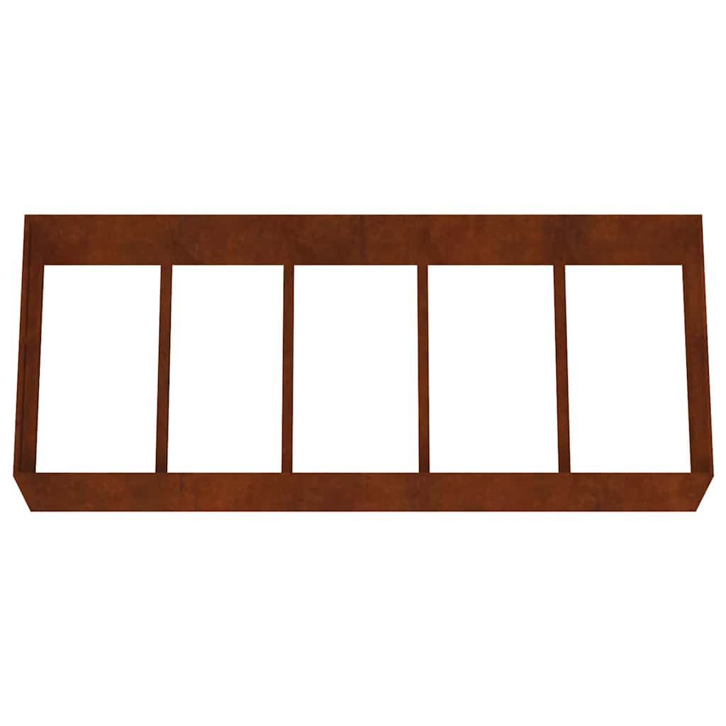 vidaXL Garden Raised Bed 200x80x40 cm Corten Steel