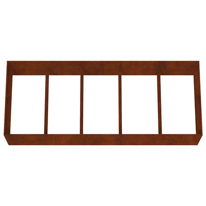vidaXL Garden Raised Bed 200x80x40 cm Corten Steel