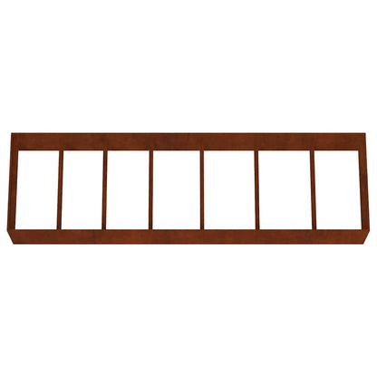 vidaXL Garden Raised Bed 280x80x40 cm Corten Steel