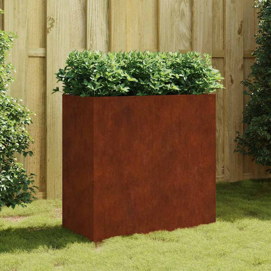 vidaXL Planter 40x80x80 cm Corten Steel