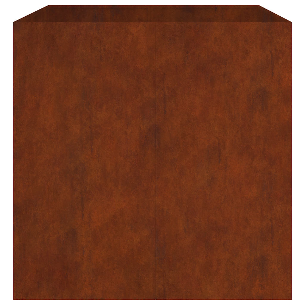 vidaXL Planter 80x80x80 cm Corten Steel