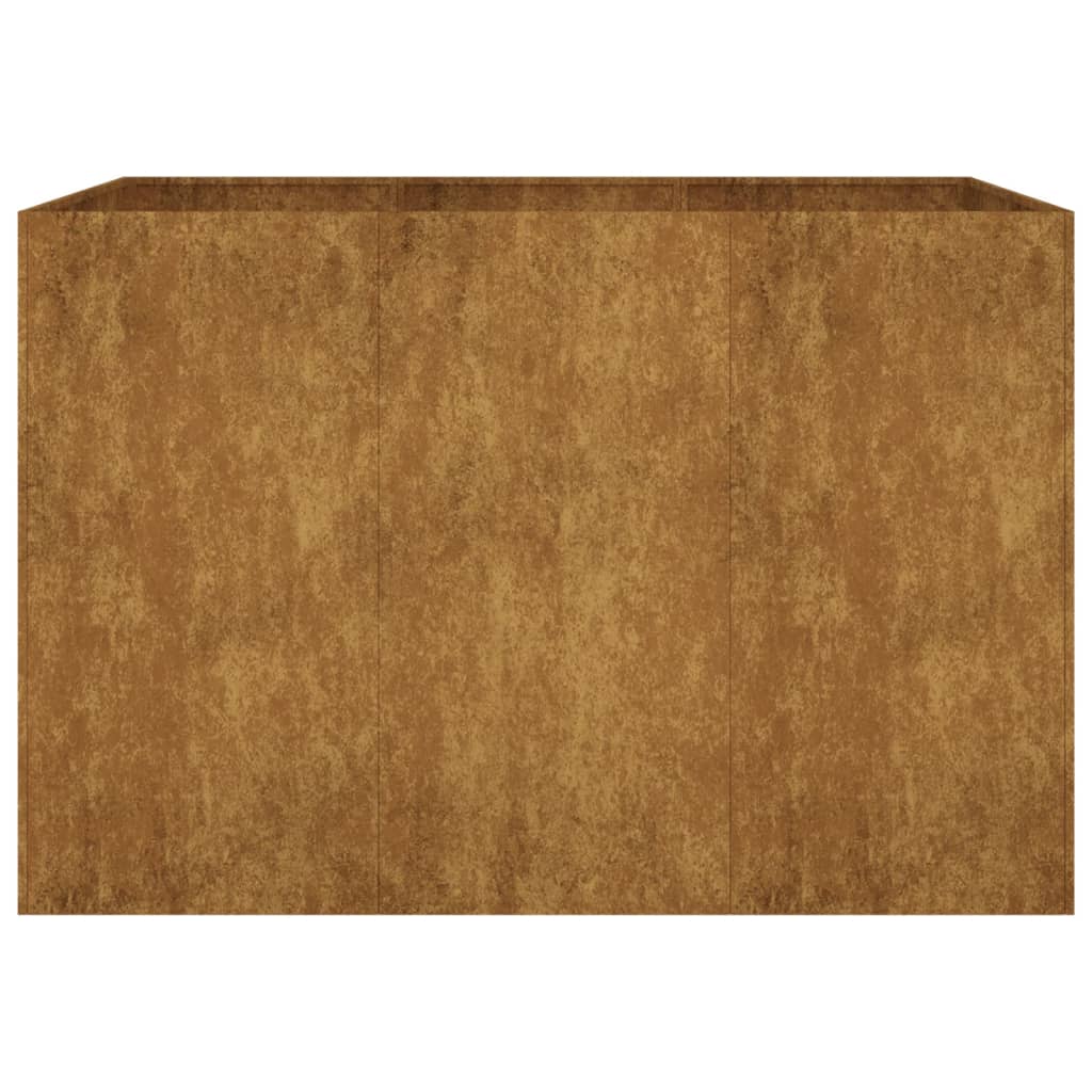 vidaXL Garden Raised Bed 120x80x80 cm Corten Steel