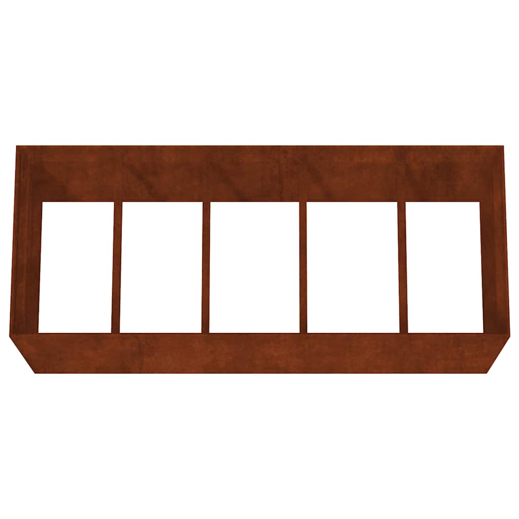 vidaXL Garden Raised Bed 200x80x80 cm Corten Steel