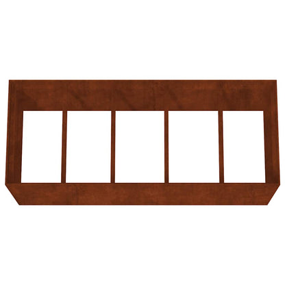vidaXL Garden Raised Bed 200x80x80 cm Corten Steel