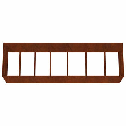 vidaXL Garden Raised Bed 280x80x80 cm Corten Steel