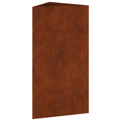 vidaXL Garden Planter 40x34,5x75 cm Corten Steel
