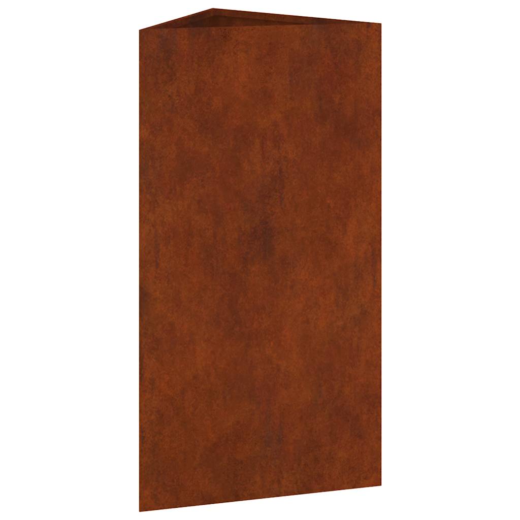 vidaXL Garden Planter 40x34.5x75 cm Corten Steel
