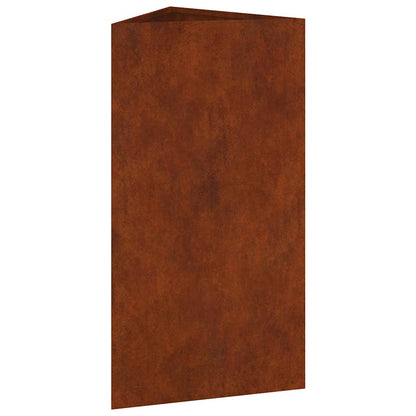 vidaXL Garden Planter 40x34.5x75 cm Corten Steel