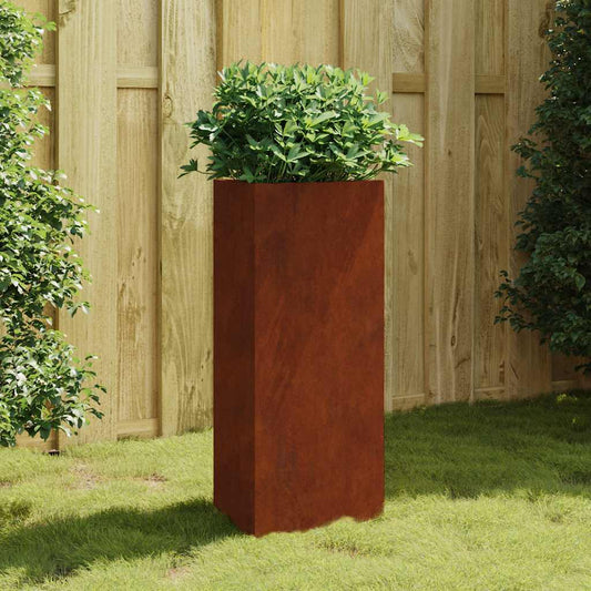 vidaXL Garden Planter 40x34,5x75 cm Corten Steel