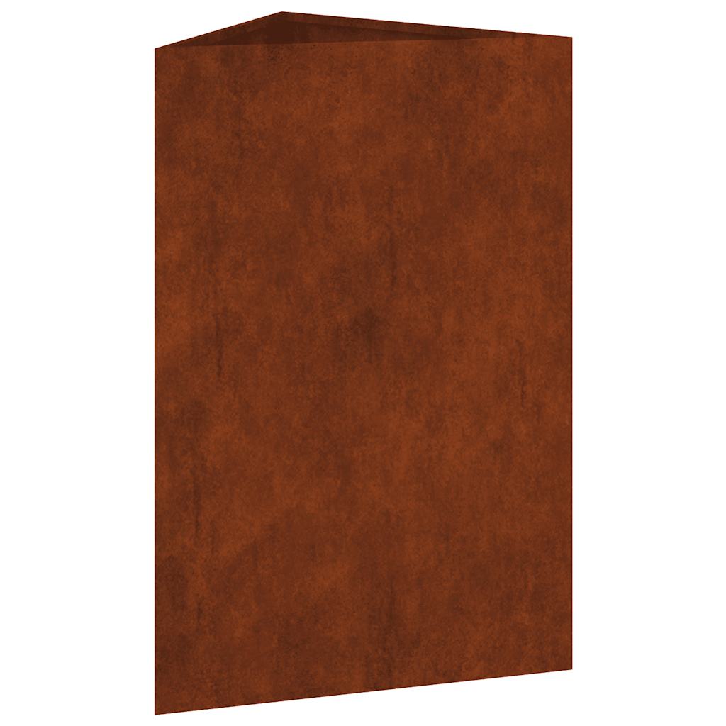 vidaXL Garden Planter 50x43x75 cm Corten Steel