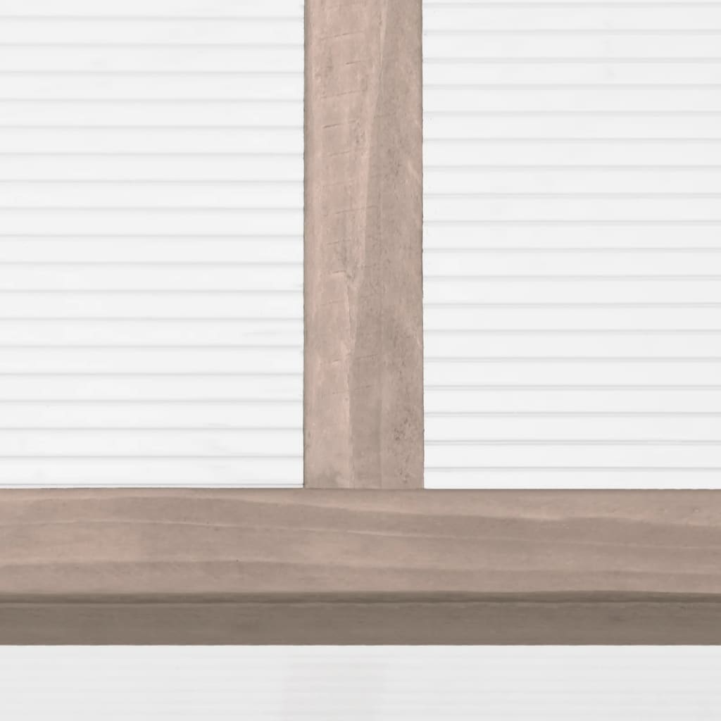 vidaXL Greenhouse Grey 110x56x39 cm Fir Wood