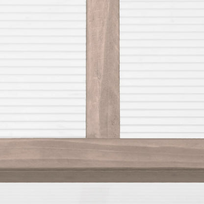 vidaXL Greenhouse Grey 110x56x39 cm Fir Wood