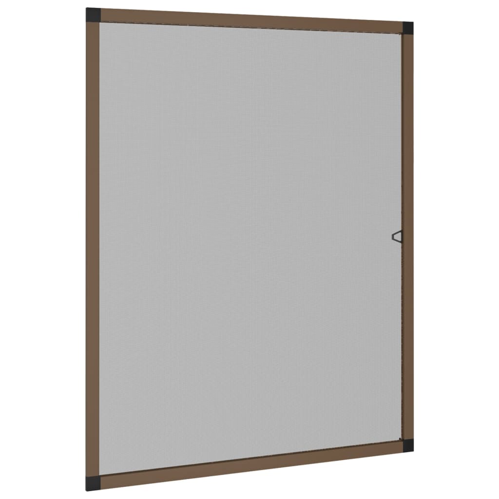 vidaXL Insect Screen for Windows Brown 80x100 cm