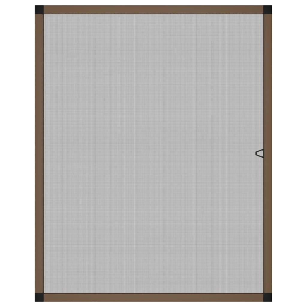 vidaXL Insect Screen for Windows Brown 80x100 cm