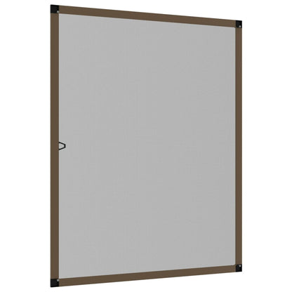 vidaXL Insect Screen for Windows Brown 80x100 cm