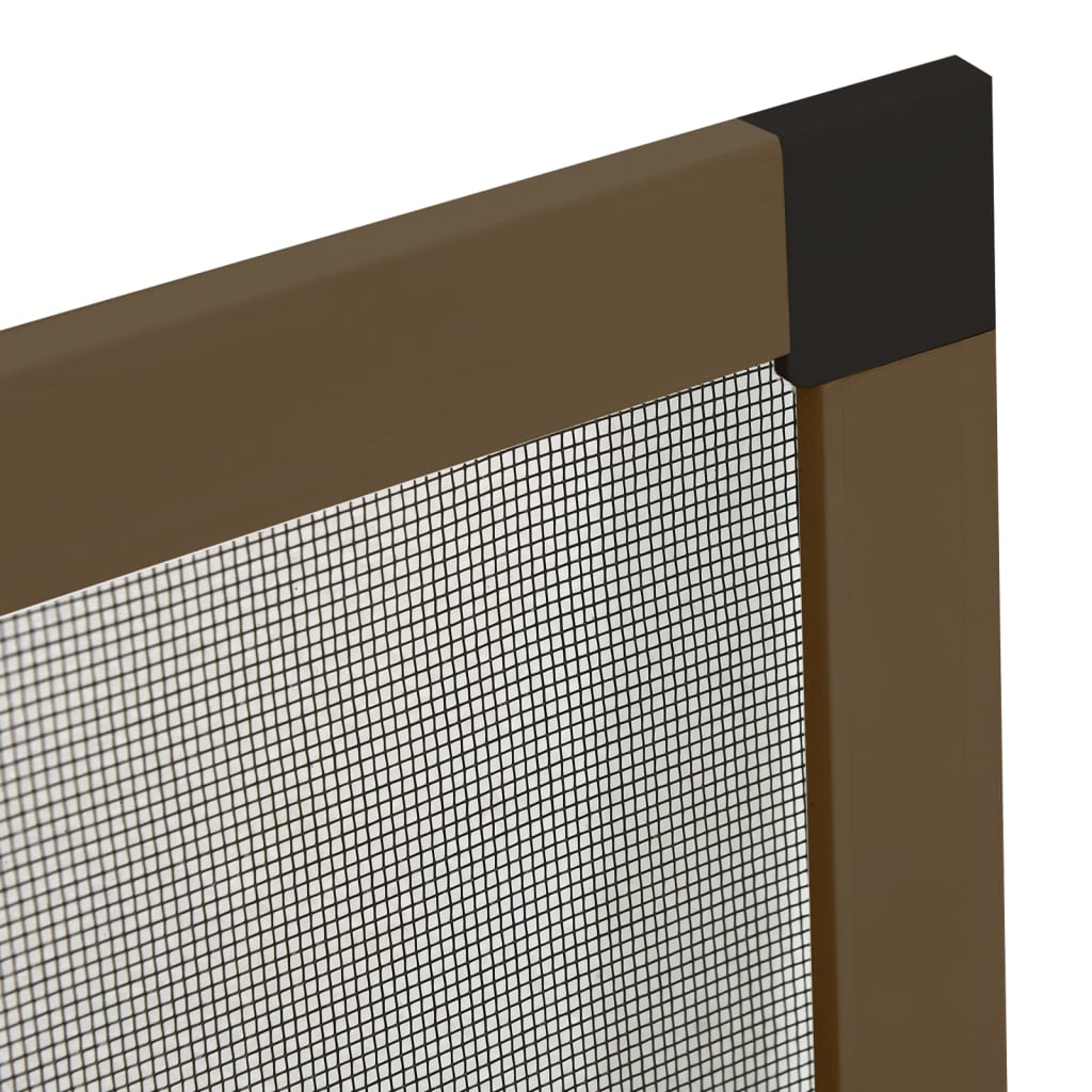 vidaXL Insect Screen for Windows Brown 80x100 cm