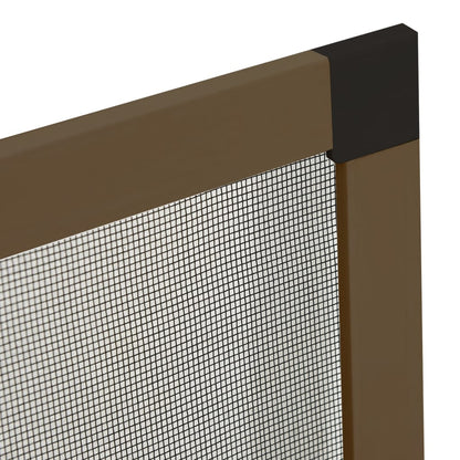 vidaXL Insect Screen for Windows Brown 80x100 cm