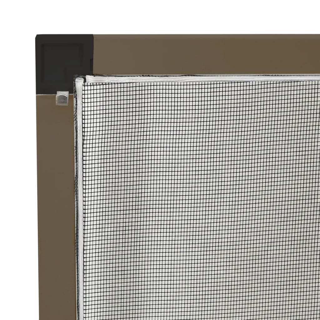 vidaXL Insect Screen for Windows Brown 80x100 cm
