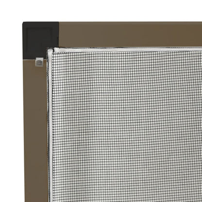 vidaXL Insect Screen for Windows Brown 80x100 cm