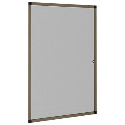 vidaXL Insect Screen for Windows Brown 80x120 cm