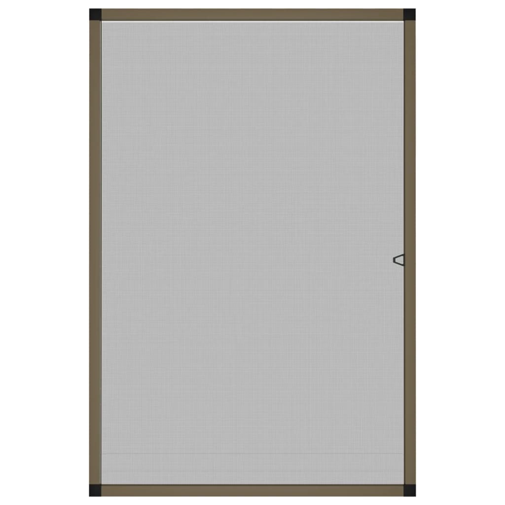 vidaXL Insect Screen for Windows Brown 80x120 cm